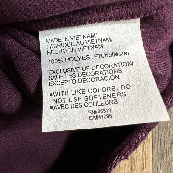 NWT Under Armour Journey Terry‎ 1/4 Zip Men’s Large Purple Maroon Tie Dye $85 - Picture 7 of 9